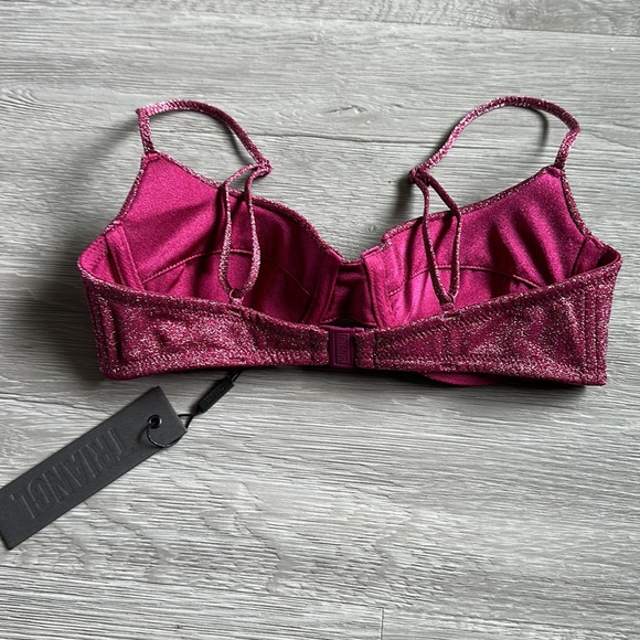 Grape sparkle bra triangl bathing suits top - Picture 12 of 12